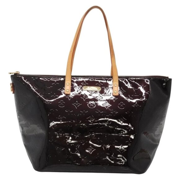 LOUIS VUITTON Monogram Vernis Bellevue GM Tote Bag Amarante M93589 Auth yk18864 - Picture 2 of 16